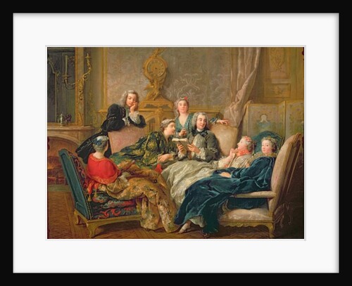 The Reading from Moliere, c.1730 by Jean Francois de Troy