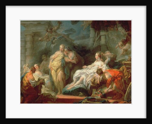 Psyche showing her sisters her gifts from Cupid, 1753 by Jean-Honore Fragonard
