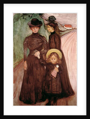 The Family on the Road c.1903 by Edvard Munch
