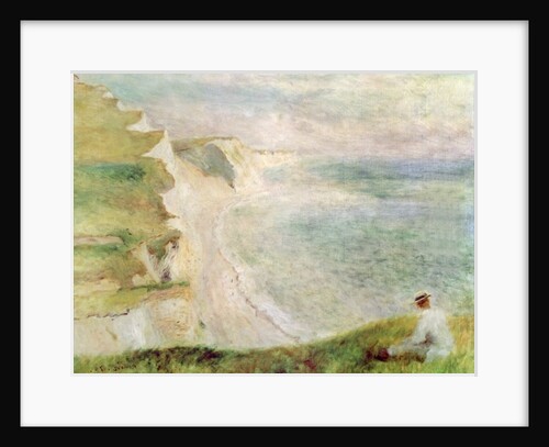 Cliffs at Pourville, 1879 by Pierre Auguste Renoir