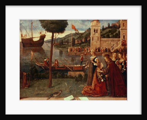 St.Ursula taking leave of her father, c.1500 by Vittore Carpaccio