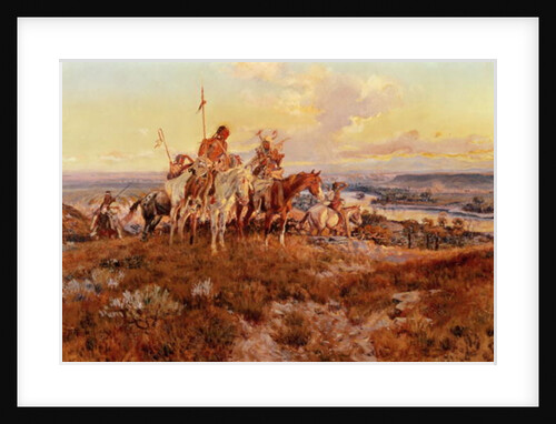 The Wagons by Charles Marion Russell