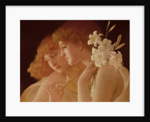 Two Angels, c.1870 by Charles Francois Sellier