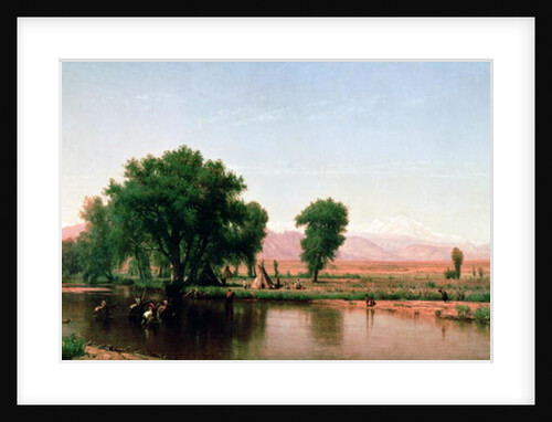 Crossing the Ford, Platte River, Colorado by Thomas Worthington Whittredge