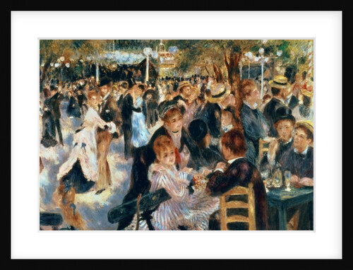 Ball at the Moulin de la Galette, 1876 by Pierre Auguste Renoir
