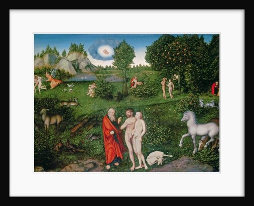 Adam and Eve in the Garden of Eden, 1530 by Lucas the Elder Cranach