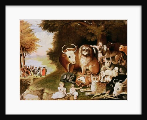 The Peaceable Kingdom, 1832-34 by Edward Hicks