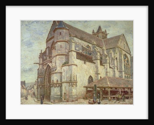 The Church at Moret, Frosty Weather, 1893 by Alfred Sisley