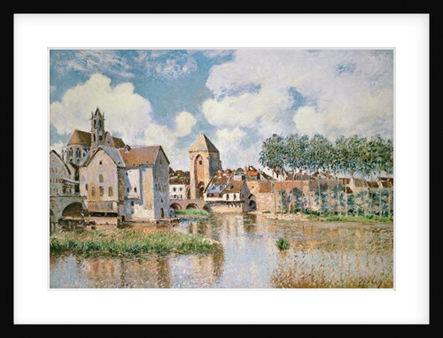 Moret-sur-Loing, the Porte de Bourgogne, 1891 by Alfred Sisley