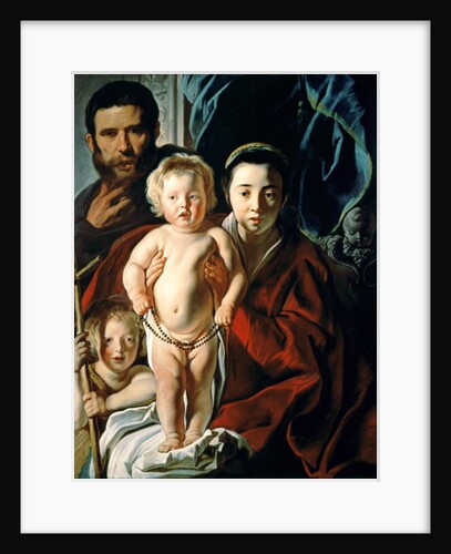 The Holy Family with St. John the Baptist, c.1620-25 by Jacob Jordaens