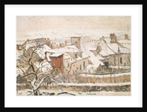 Winter, 1872 by Camille Pissarro