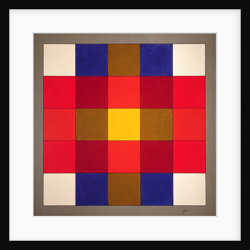 Subliminal Yellow Cross, 1986 by Peter McClure