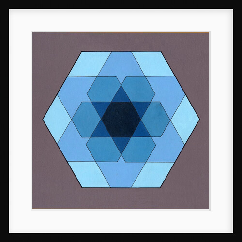 Overlaying Hexagons, 2009 by Peter McClure