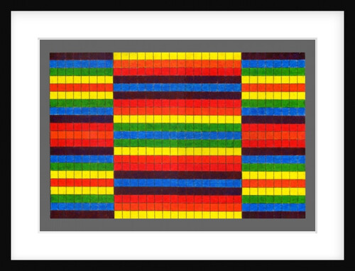 Striped Triptych, 2009 by Peter McClure