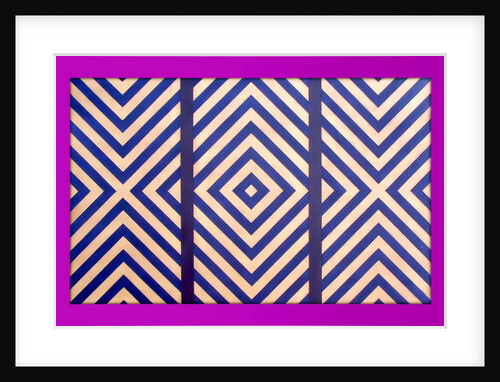 DIAGONAL TRIPTYCH ENHANCED, 2018 by Peter McClure