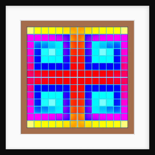 CROSSED SQUARES, 2018 by Peter McClure
