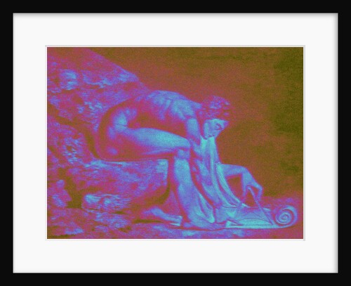 GEOMETRIST: ISAAC NEWTON...PIX-ELATED, 2014 by Peter McClure