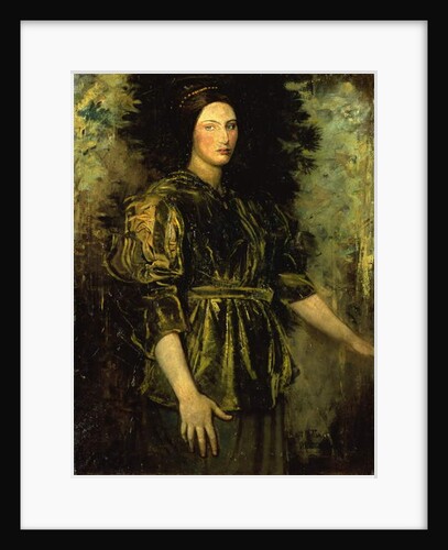 Woman in Green Velvet, 1918 by Abbott Handerson Thayer