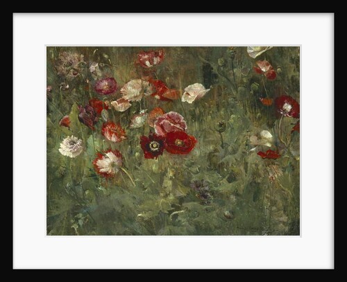 A Bed of Poppies, 1909 by Maria Oakey Dewing