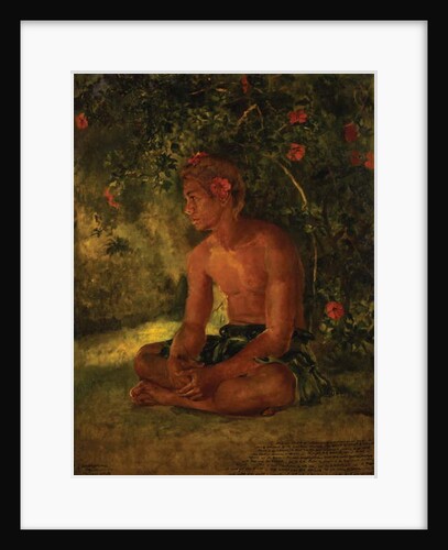 Sketch of Maua, Apia. One of Our Boat Crew, 1891 by John La Farge or Lafarge