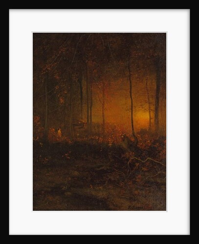 Watching the Sun Glow, 1887 by George Snr. Inness