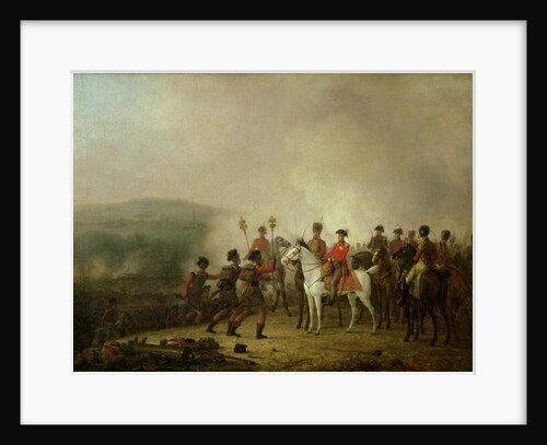 The Eagle Standards Taken at Waterloo Returned to Wellington, 18th June 1815 by Mathieu Ignace van Bree