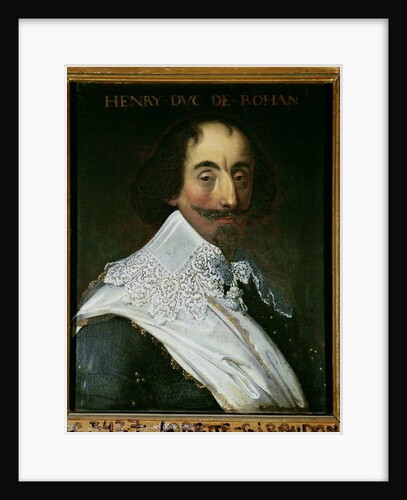 Henri Duke of Rohan, 1617-38 by French School