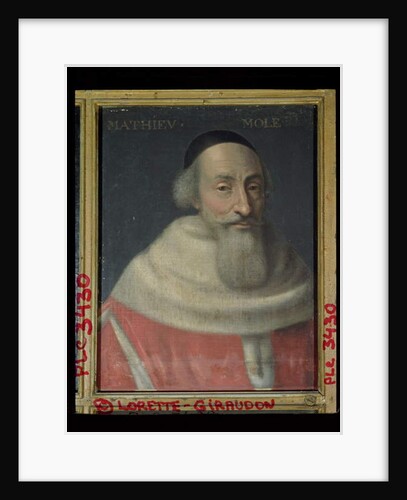 Portrait of Mathieu Mole Lord of Champlatre by French School