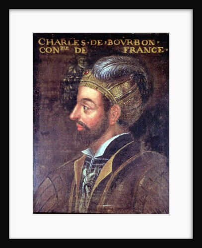 Portrait of Charles III Duke of Bourbon, 1617-38 by French School