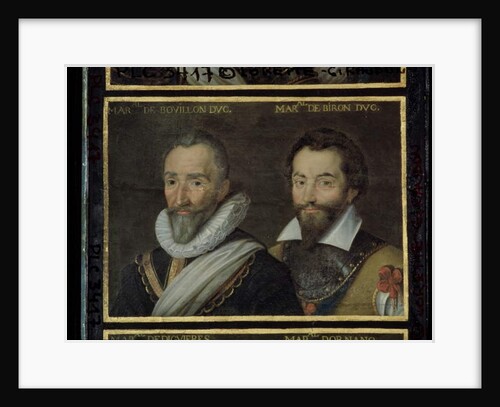 Henri de la Tour d'Auvergne Duke of Bouillon and Charles de Gontaut Duke of Biron, 1617-38 by French School