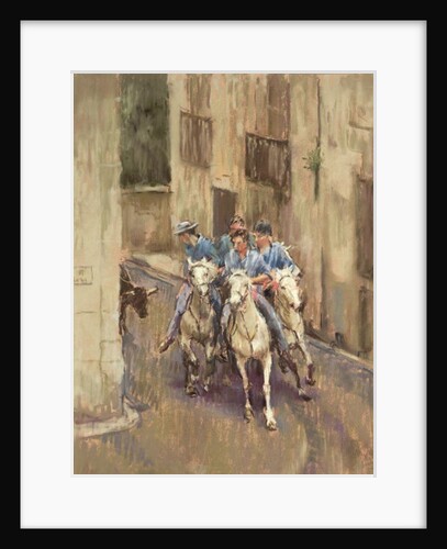 The Bull Run in Soubes by Pat Maclaurin