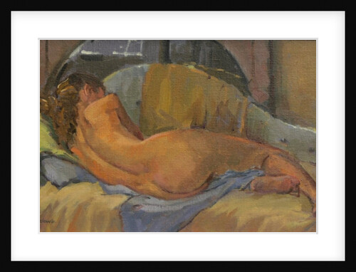Nude on chaise longue, 2009 by Pat Maclaurin