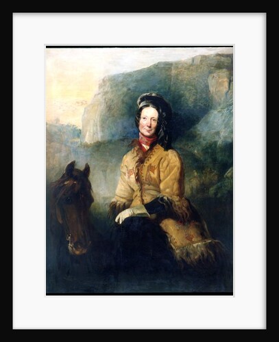 Lady Florentia Sale, on retreat from Kabul, The Kabul Disaster, 1842 by Richard Thomas Bott