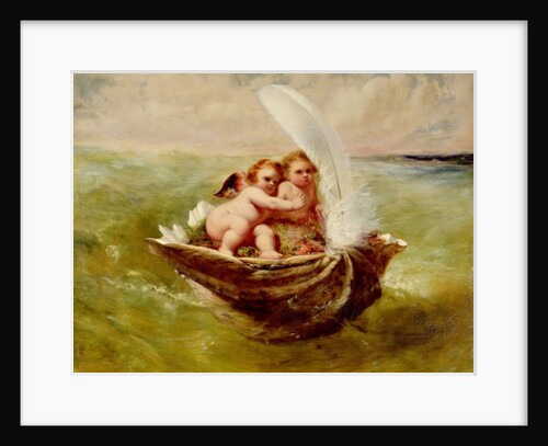 Cupids in a Shell, c.1855-59 by John George Naish