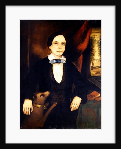 Portraits of a Brother and Sister, a pair by American School