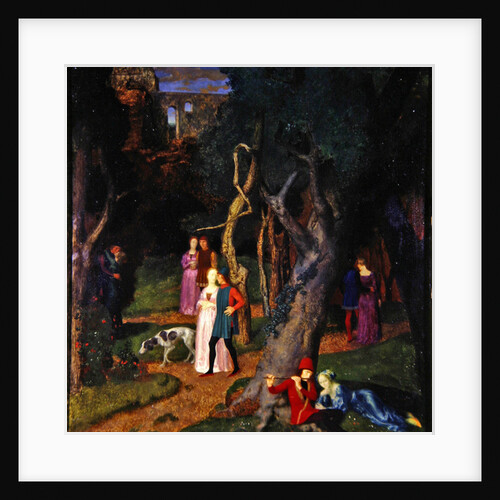 The Decameron, The Garden of the Villa by Theodor Baierl