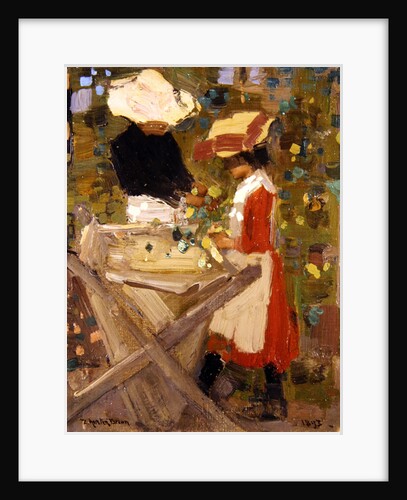 Hop picking, 1893 by Thomas Austen Brown