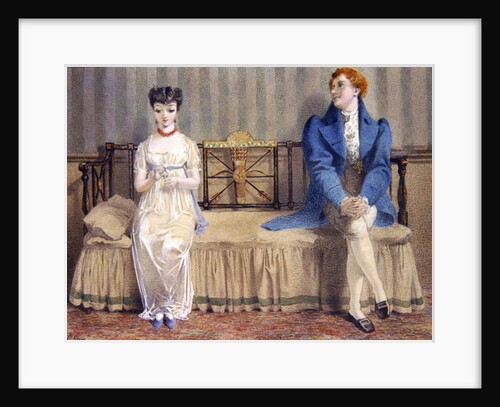 Courting, 1868 by Adelaide Claxton