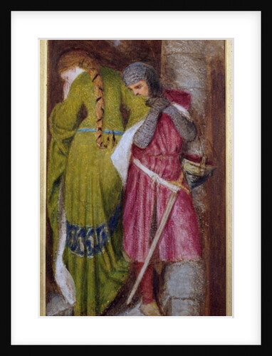 Meeting on the Turret Stair, Helellil & Hildebrand, 1864 by Frederick William Burton