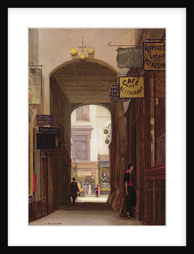 Rupert Court, Wardour Street by Rex Vicat Cole