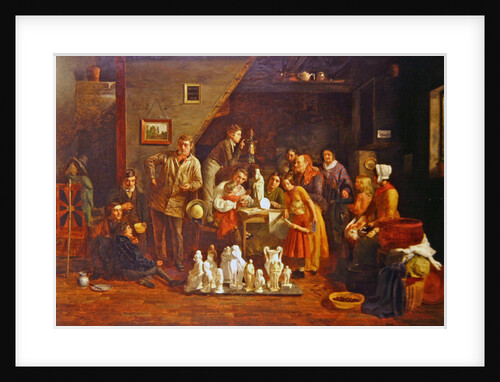 Italian Image - Boys at a Roadside Alehouse, 1849 by James Collinson