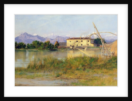 Etruscan Scene, the Carrara Mountains by Matthew Ridley Corbet