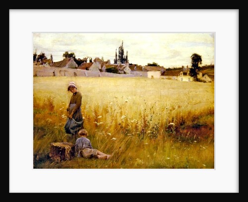 A Summer Meadow, 1887 by Henri Alphonse Louis Laurent-Desrousseaux