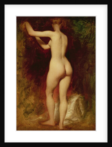 Female Nude from behind by William Etty