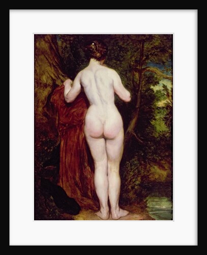 Standing Female Nude by a Stream, 1825 by William Etty