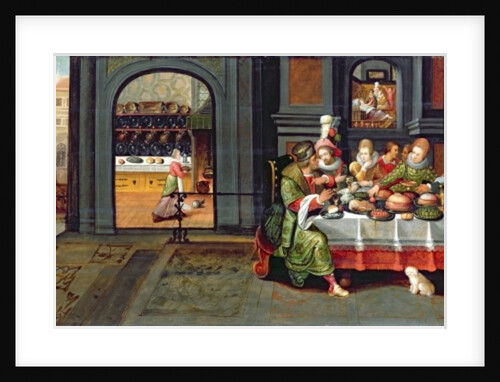 Lazarus in the House of the Rich Man, 1610 by Hieronymus II Francken