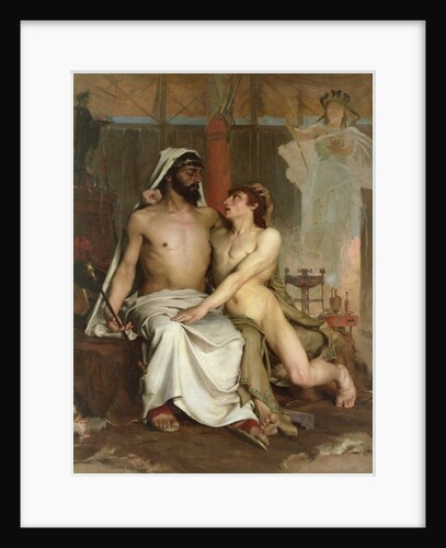 David and Saul by European School