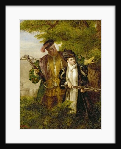 King Henry and Anne Boleyn Deer shooting in Windsor Forest, 1903 by William Powell Frith