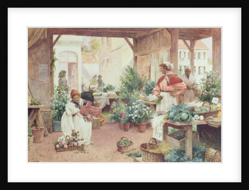 Early Morning Market, 1898 by Alfred Jr. Glendening