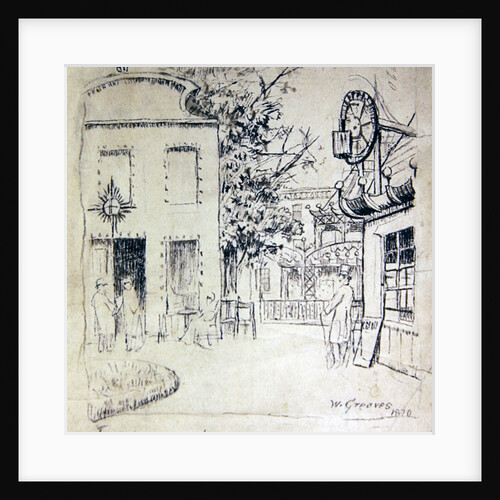 James McNeill Whistler in the Cremorne Gardens, Chelsea, 1869 by Walter Greaves